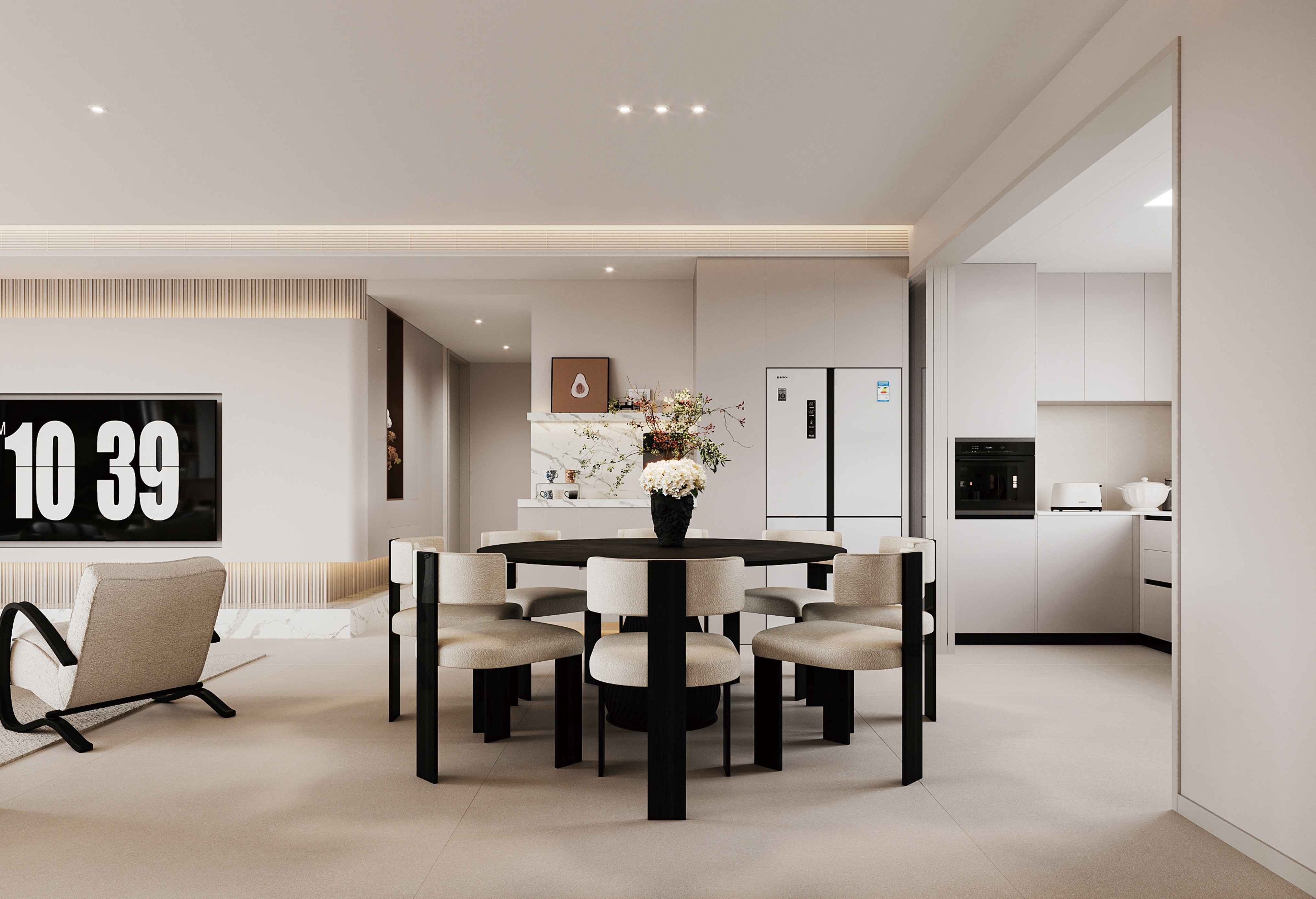 半島華府 | 143㎡詩意奶油風(fēng)，每一個(gè)細(xì)節(jié)都自帶溫柔暖意