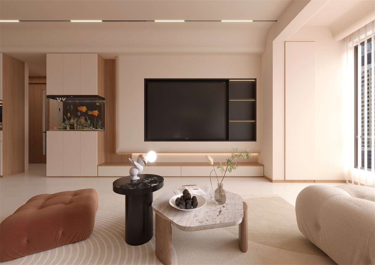 中海九樾143㎡ | 原木奶油風(fēng)的家，越看越愛(ài)！