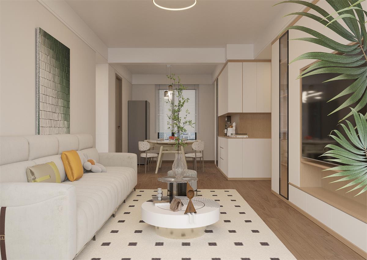 中房西悅府 | 簡(jiǎn)約不失高級(jí)，127㎡原木奶油風(fēng)滿是松弛感！