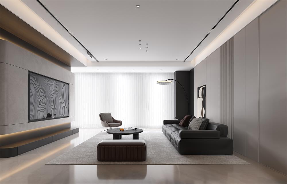 中海華樾133㎡ | 看不膩的「黑白極簡(jiǎn)」王炸組合！高級(jí)感原地封神！