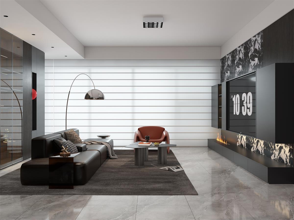 萬科錦曜 | 暗黑美學天花板！他家129㎡意式風太驚艷了！