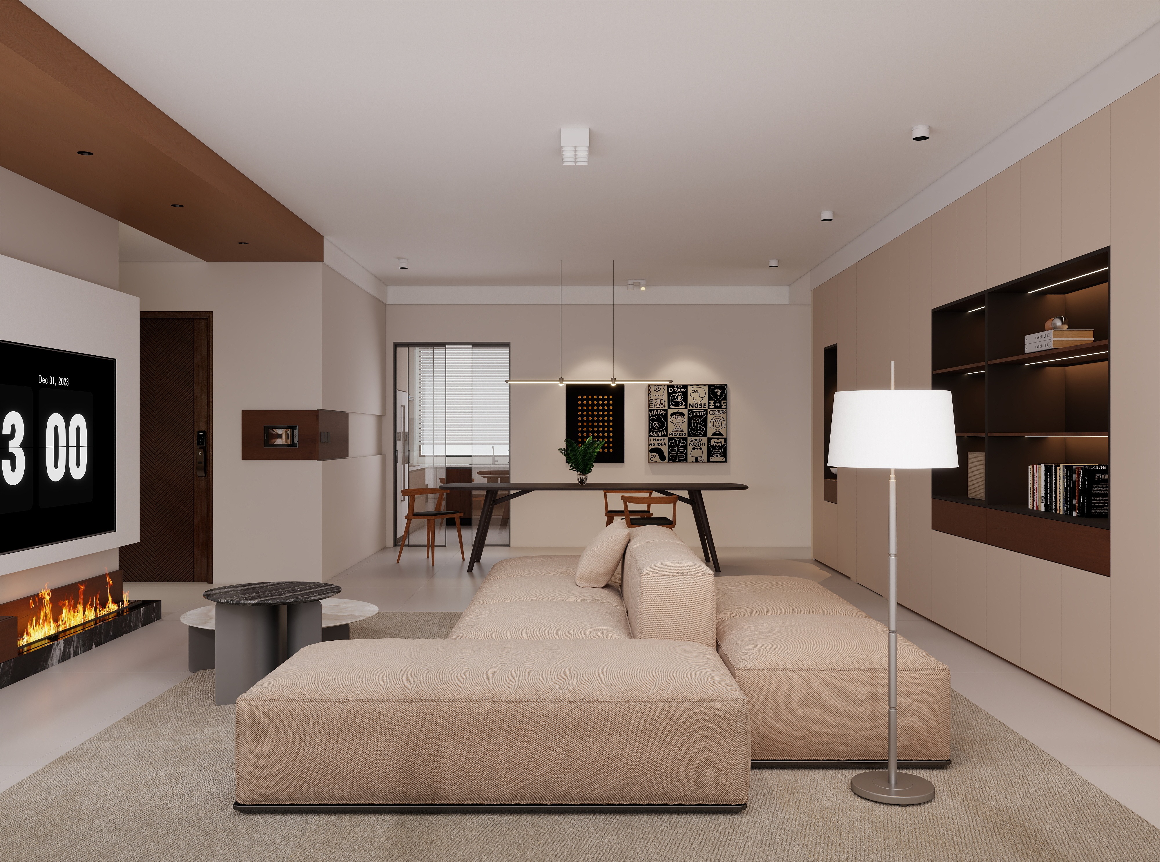 民生北府143㎡ | 極簡主義的生活哲學，在市中心過上隱居生活~