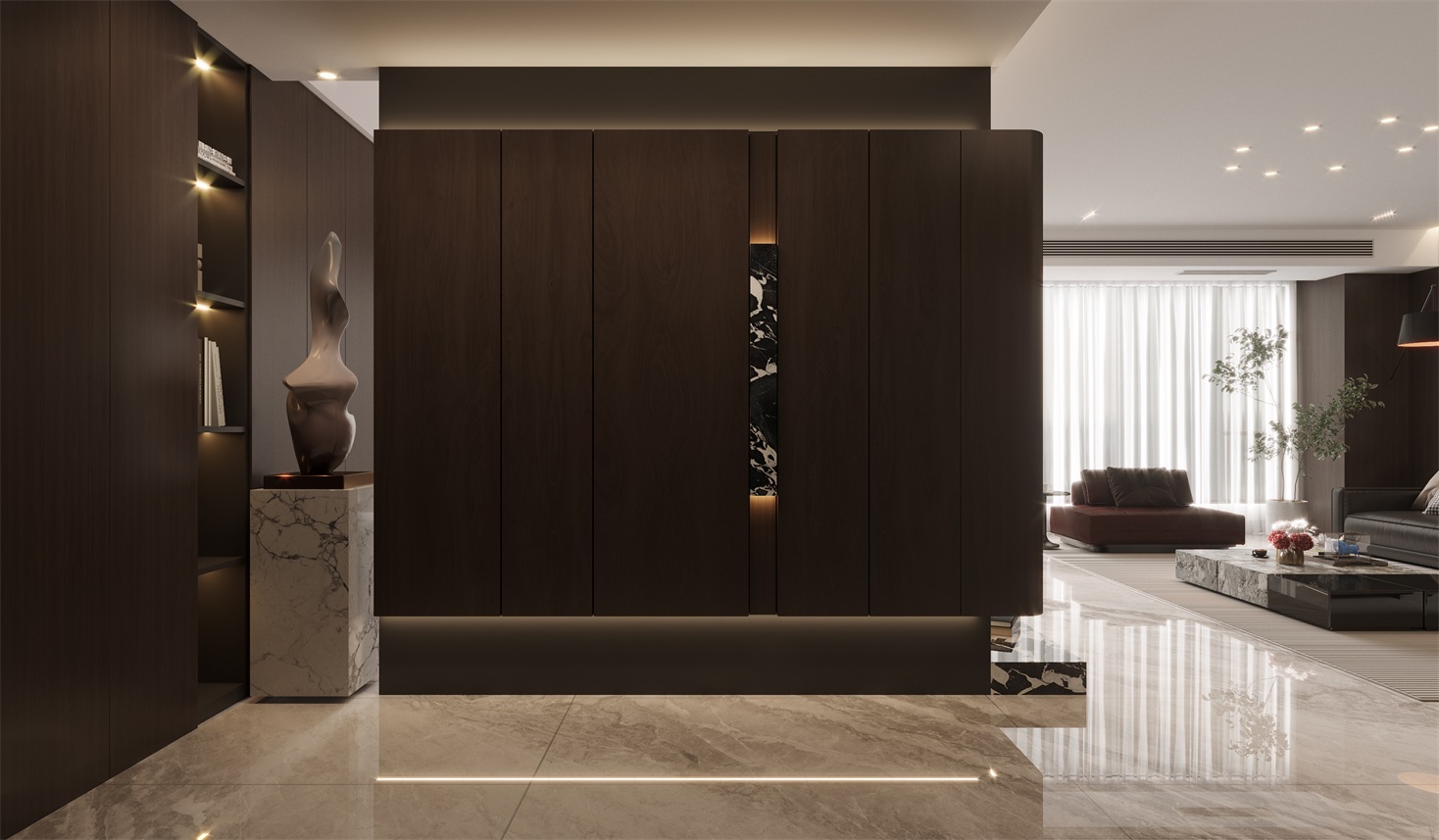 中海海樾133㎡ | 意式極簡風(fēng)又殺回來了！這高級感我真拒絕不了~