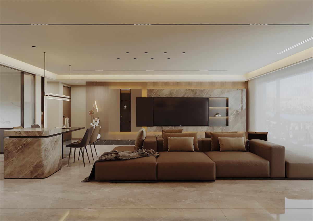 中恒央御143㎡ | 朋友說：品味不錯哦！你家意式輕奢風顯貴又好看