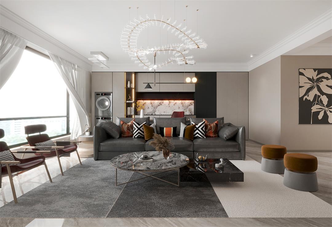 民生北府133㎡ | 沒(méi)跟風(fēng)！自己做主裝了現(xiàn)代風(fēng)的家，實(shí)用又耐看！