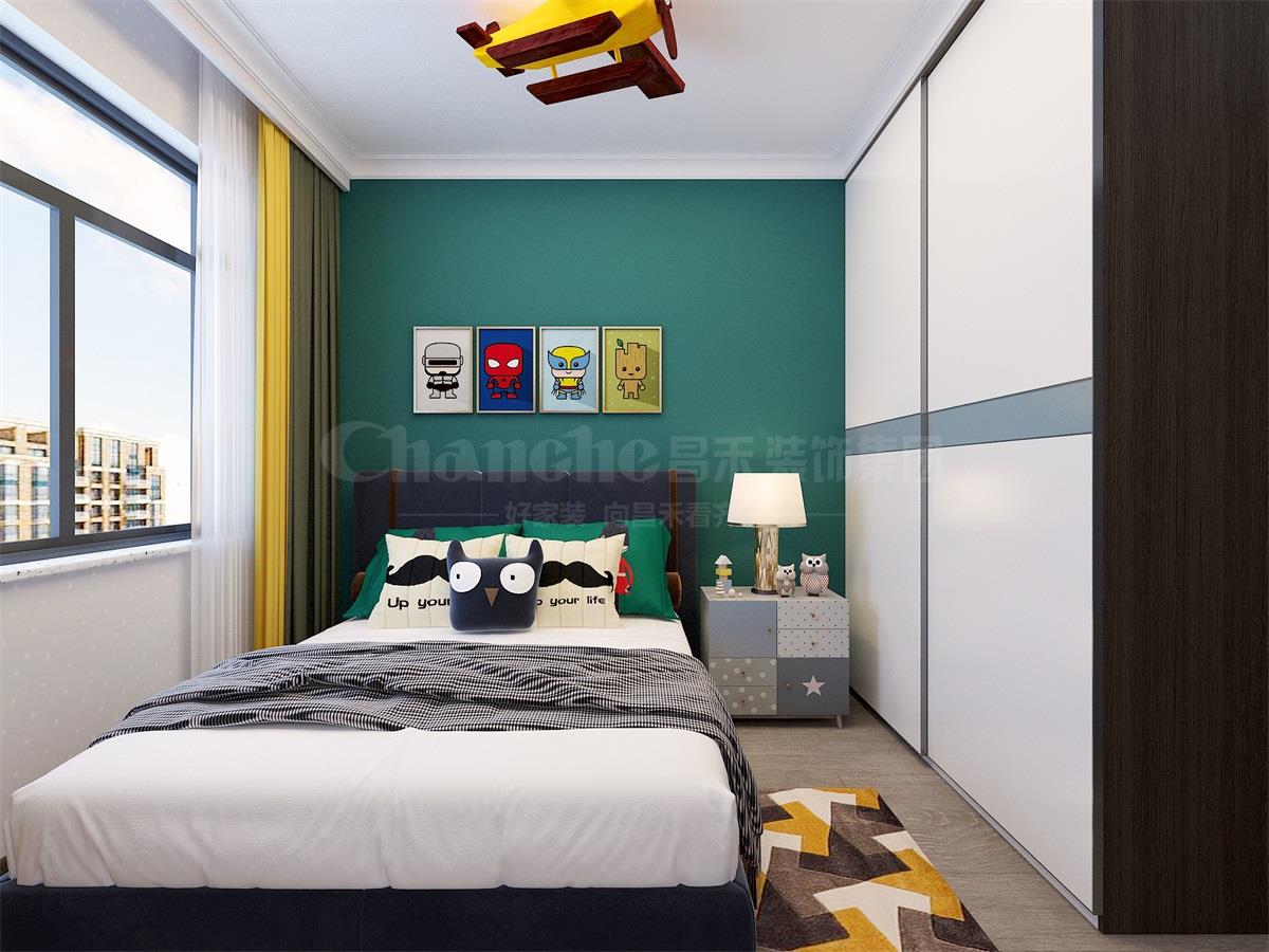 中海鉑悅公館133平米現代簡約裝修效果圖